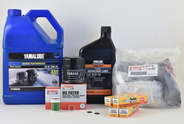 Yamaha 100 Hour Service Maintenance Kit with Cooling - Yamalube 20W-40 - F115 - 2014-Current ( See Models ) For Sale