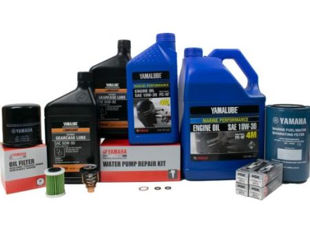 Yamaha 300 Hour Service Maintenance Kit - Yamalube 10W-30- VF150 VF175 - All Models Online Sale