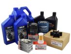 Yamaha 100 Hour Service Maintenance Kit with Cooling - Yamalube 10W-30 - F250 3.3L V6 - 2005 For Cheap