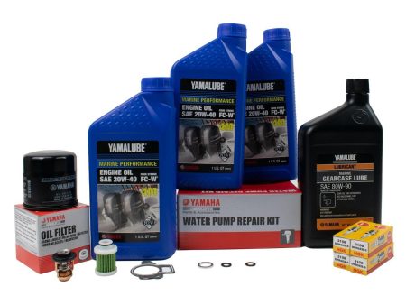 Yamaha 300 Hour Service Maintenance Kit - Yamalube 20W-40 - F40A - 2008 - Current Online