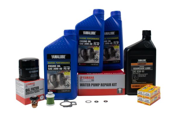 Yamaha 300 Hour Service Maintenance Kit - Yamalube 20W-40 - F40A - 2008 - Current Online