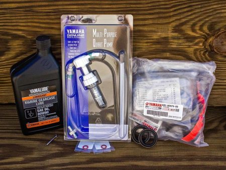 Yamaha 68V-W0078-01-00 - Lower Unit Water Pump Repair Gear Oil Kit w  Multipurpose Pump - F115 - 2002 & Newer Cheap