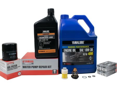 Yamaha 300 Hour Service Maintenance Kit - Yamalube 10W-30 - F90 - 2005 Discount