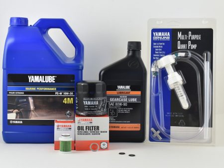 Yamaha 20 Hour Service Maintenance Kit - VF115 SHO - Yamalube 10W-30 For Cheap