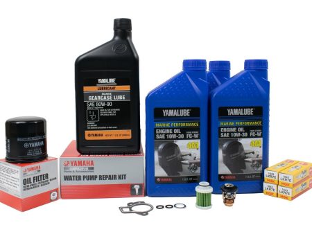 Yamaha 300 Hour Service Maintenance Kit - Yamalube 10W-30- F70 - All Models Online Hot Sale