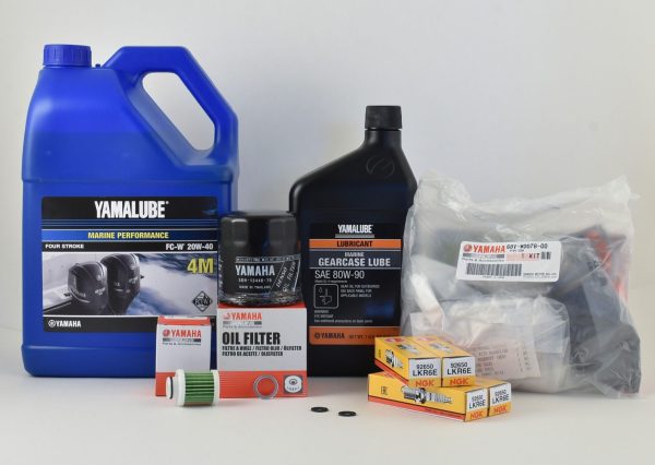 Yamaha 100 Hour Service Maintenance Kit with Cooling - Yamalube 20W-40 - F90B - 2016-Current Sale