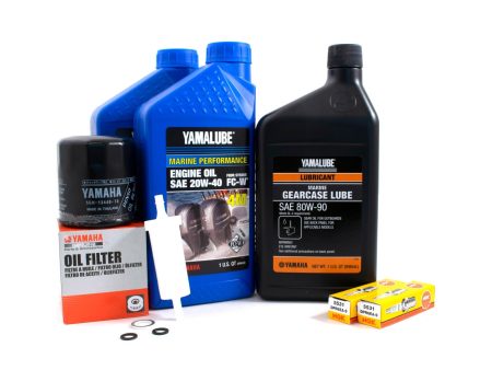 Yamaha 100 Hour Service Maintenance Kit - Yamalube 20W-40 - F25 - 2000-2004 Sale