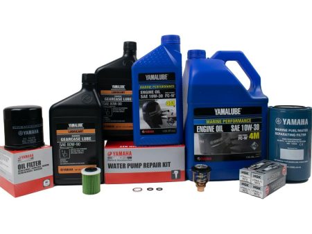 Yamaha 300 Hour Service Maintenance Kit - Yamalube 10W-30 - F175 F200 2.8L - All Models Online now