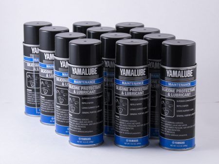 Yamaha ACC-SLCNS-PR-AY - Yamalube Marine Silicone Spray Lubricant - 10.5 oz - 12-Pack For Discount