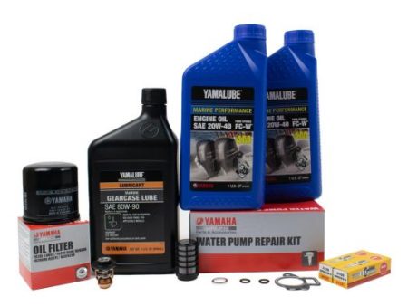 Yamaha 300 Hour Service Maintenance Kit - Yamalube 20W-40 - F25A and F25B - 2009-2019 For Sale