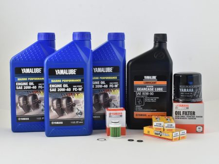 Yamaha 100 Hour Service Maintenance Kit - Yamalube 20W-40 - T60 - 2006-Current Supply