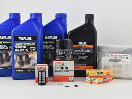 Yamaha 100 Hour Service Maintenance Kit with Cooling - Yamalube 20W-40 - T60 - 2003-2004 Discount