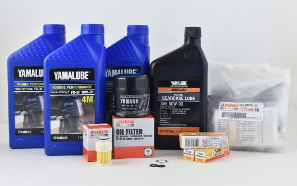 Yamaha 100 Hour Service Maintenance Kit with Cooling - Yamalube 10W-30 - T60 - 2005 Online