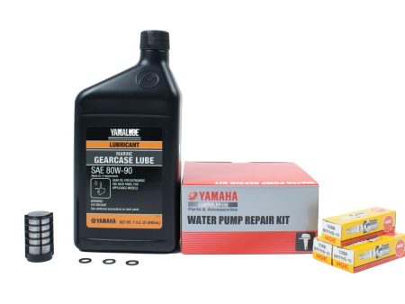 Yamaha 100 Hour Service Maintenance Kit w  Cooling - 25 3-Cylinder 2-Stroke - 2000-2002 Online