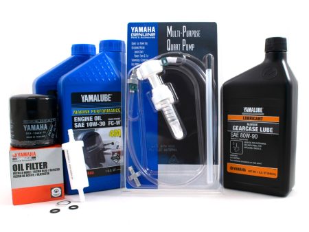 Yamaha 20 Hour Service Maintenance Kit - Yamalube 10W-30 - F25 - 2000-2004 For Sale