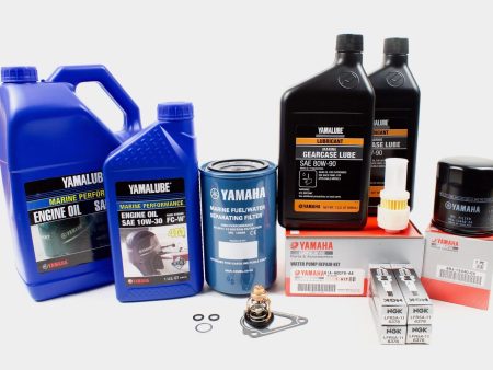 Yamaha 300 Hour Service Maintenance Kit - Yamalube 10W-30 - F150 - 2004-2005 Online Sale