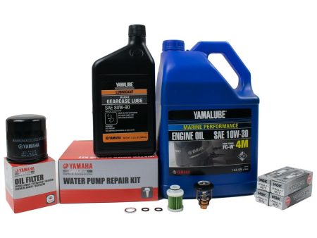 Yamaha 300 Hour Service Maintenance Kit - Yamalube 10W-30 - F115 - 2006-2014 ( See Models ) Sale