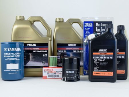 Yamaha 20 Hour Service Maintenance Kit - Yamalube 5W-30 - VF200 VF225 VF250 SHO - All Models Online Sale