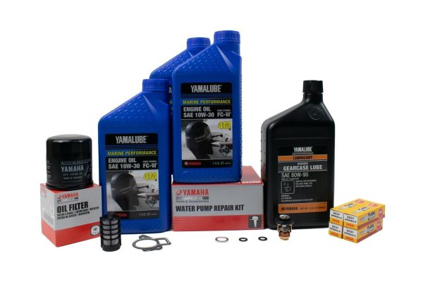 Yamaha 300 Hour Service Maintenance Kit - Yamalube 10W-30 - F50 - 1995-1996 Hot on Sale