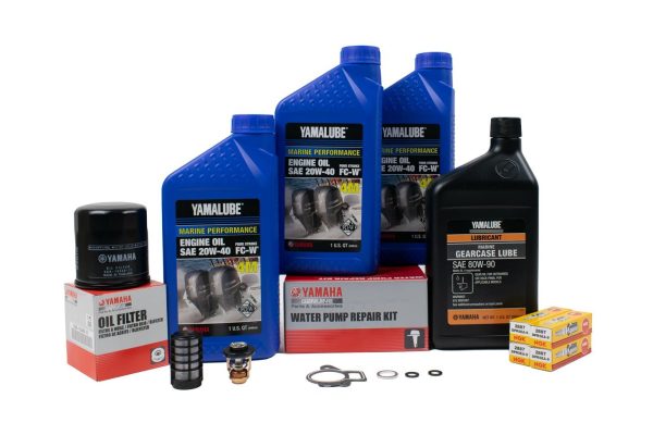 Yamaha 300 Hour Service Maintenance Kit - Yamalube 20W-40 - F60 - 2002-2004 Supply