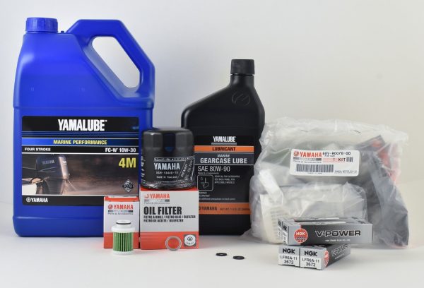 Yamaha 100 Hour Service Maintenance Kit with Cooling - Yamalube 10W-30 - F115 - 2006-2014 ( See Models ) Online