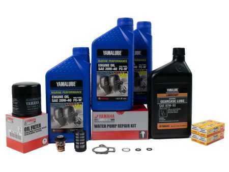 Yamaha 300 Hour Service Maintenance Kit - Yamalube 20W-40 - F40 - 1999 Online now