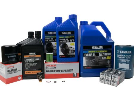 Yamaha 300 Hour Service Maintenance Kit - Yamalube 10W-30 - F200 & F225 3.3L V6 - 2006-2010 ( See Models ) Sale