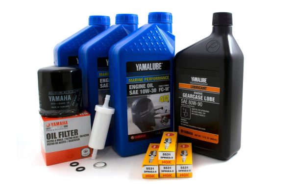 Yamaha 100 Hour Service Maintenance Kit - Yamalube 20W-40 - F40 - 2001-2008 For Sale