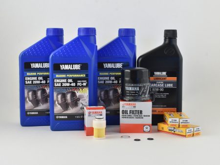 Yamaha 100 Hour Service Maintenance Kit - Yamalube 20W-40 - T60 - 2005 Online