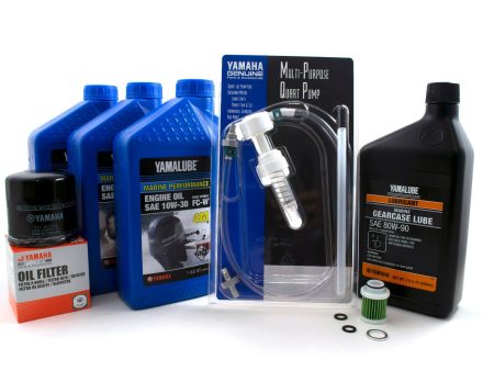 Yamaha 20 Hour Service Maintenance Kit - Yamalube 10W-30 - F30 - 2013-Current For Discount