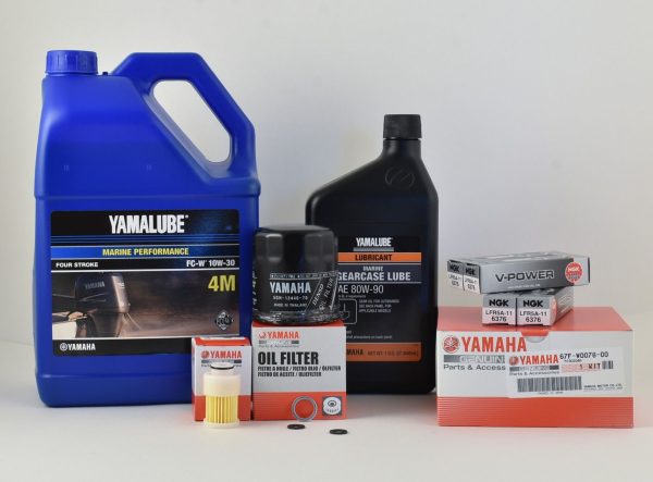 Yamaha 100 Hour Service Maintenance Kit with Cooling - Yamalube 10W-30 - F90 - 2005 Cheap