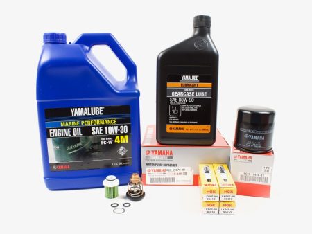 Yamaha 300 Hour Service Maintenance Kit - Yamalube 10W-30 - F90B - 2016-Current For Cheap