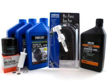 Yamaha 20 Hour Service Maintenance Kit - Yamalube 10W-30 - F40 F40B - 2001-2008 on Sale