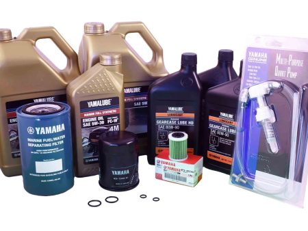 Yamaha 20 Hour Service Maintenance Kit - Yamalube 5W-30 Synthetic - XF425 - All Models Fashion