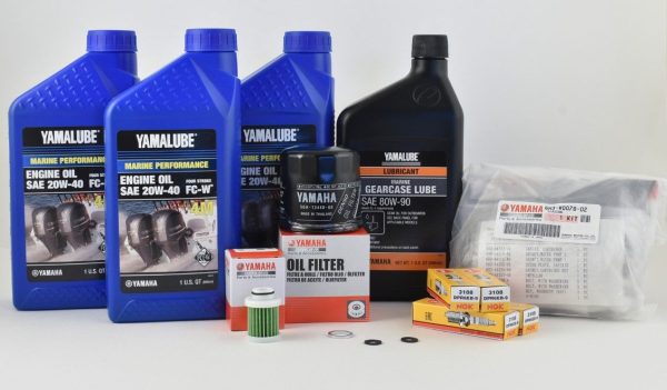 Yamaha 100 Hour Service Maintenance Kit With Cooling - Yamalube 20W-40 - T60 - 2006 Online Sale