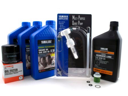 Yamaha 20 Hour Service Maintenance Kit - Yamalube 20W-40 - F30 - 2013-Current Supply