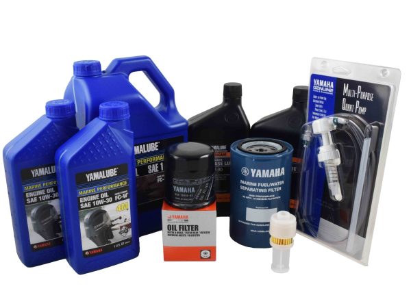 Yamaha 20 Hour Service Maintenance Kit - Yamalube 10W-30 - F200 & F225 3.3L V6 - 2002-2005 For Discount