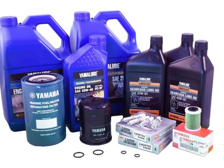 Yamaha 100 Hour Service Maintenance Kit - Yamalube 20W-40 - XF425 - All Models Hot on Sale