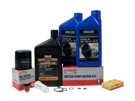 Yamaha 300 Hour Service Maintenance Kit - Yamalube 10W-30 - F25 - 1998-1999 For Cheap