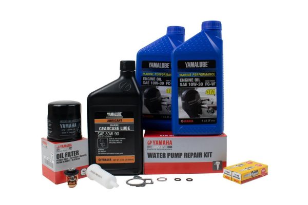 Yamaha 300 Hour Service Maintenance Kit - Yamalube 10W-30 - F25 - 1998-1999 For Cheap