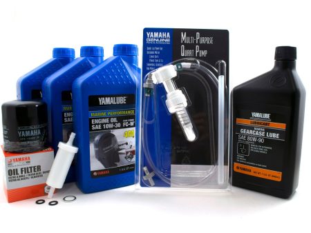 Yamaha 20 Hour Service Maintenance Kit - Yamalube 10W-30 - F40 - 2000 Fashion