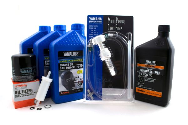 Yamaha 20 Hour Service Maintenance Kit - Yamalube 10W-30 - F40 - 2000 Fashion