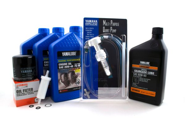 Yamaha 20 Hour Service Maintenance Kit - Yamalube 20W-40 - F30 - 2001-2005 For Discount