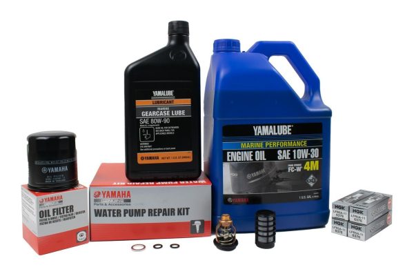 Yamaha 300 Hour Service Maintenance Kit - Yamalube 10W-30 - F90 - 2003-2004 Cheap