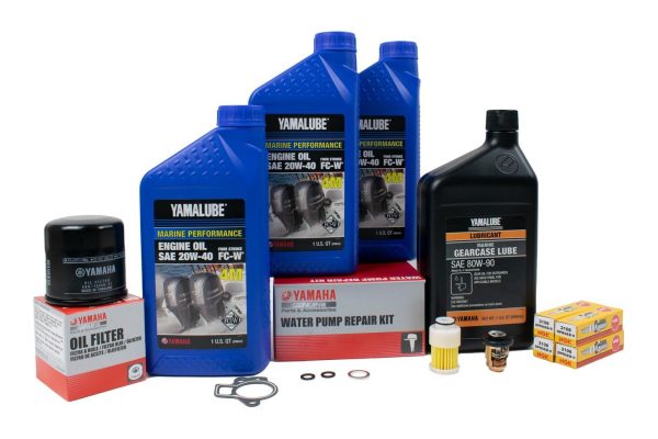 Yamaha 300 Hour Service Maintenance Kit - Yamalube 20W-40 - T60TLR - 2005 Sale