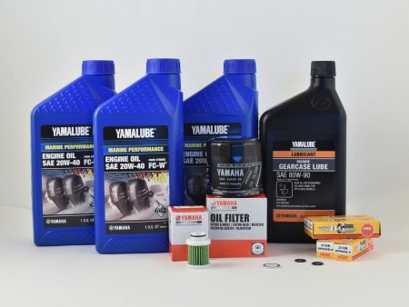 Yamaha 100 Hour Service Maintenance Kit - Yamalube 20W-40 - F60 - 2006-Current For Sale