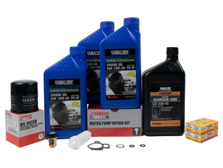 Yamaha 300 Hour Service Maintenance Kit - Yamalube 10W-30 - F40 - 2000 Discount