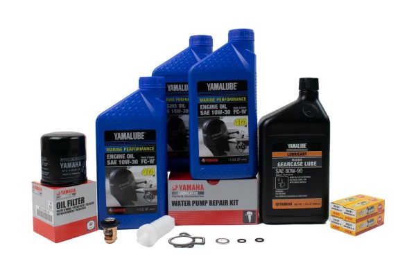 Yamaha 300 Hour Service Maintenance Kit - Yamalube 10W-30 - F40 - 2000 Discount