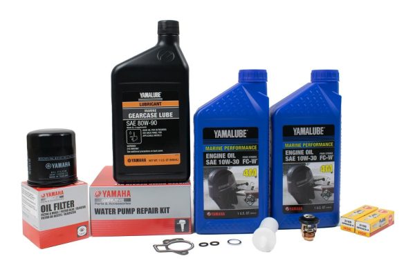 Yamaha 300 Hour Service Maintenance Kit - Yamalube 10W-30 - T25 - 2001-2004 Hot on Sale