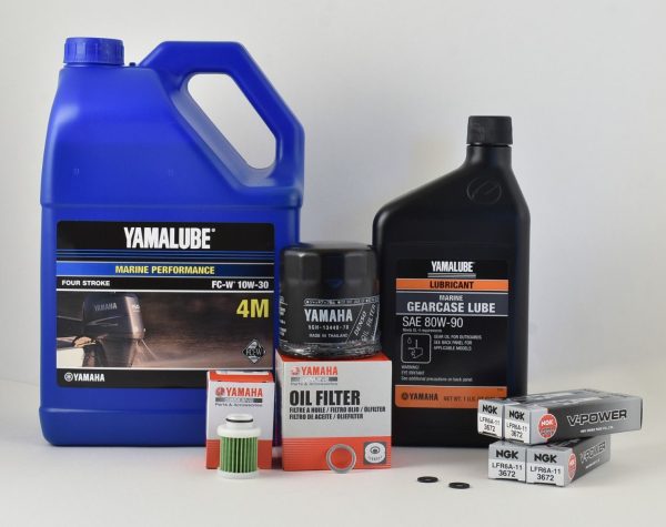 Yamaha 100 Hour Service Maintenance Kit - Yamalube 10W-30 - F115 - 2006-2014 Online now